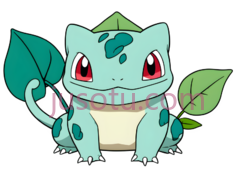 妙蛙种子,卡通,绿色PNG