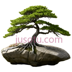 盆景树,中式,绿色PNG