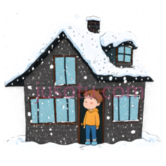 房子,卡通,灰色PNG