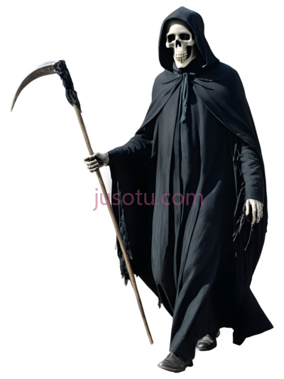 死神,死神装扮,黑色, PNG