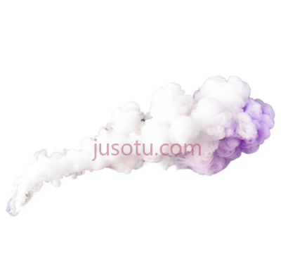 烟雾,云,紫色,黄色, PNG
