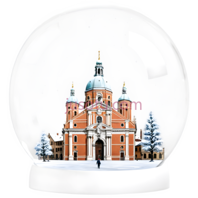 雪球,玻璃材质,黑色背景, PNG