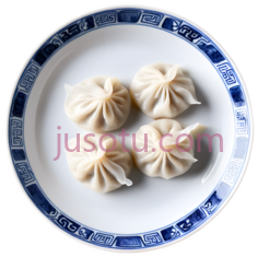 饺子,盘子PNG