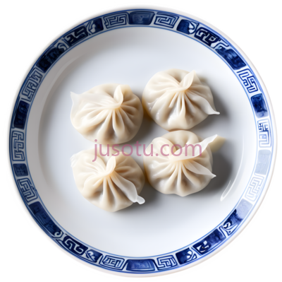 饺子,盘子, PNG