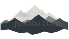 山峰,插画,白色,灰色PNG