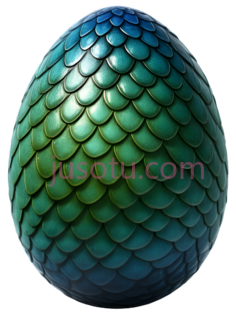 龙蛋,3D,绿色,蓝色PNG