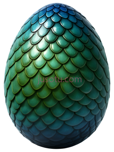 龙蛋,3D,绿色,蓝色, PNG