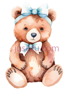 泰迪熊,卡通,棕色PNG