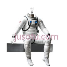 宇航员,卡通,白色PNG