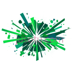 烟花,抽象,绿色,白色PNG