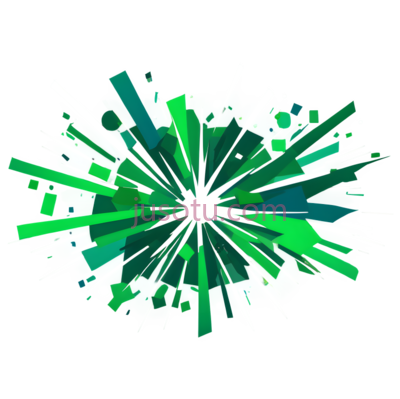 烟花,抽象,绿色,白色, PNG