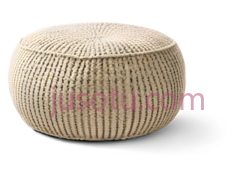 坐垫,编织,米色PNG