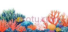 珊瑚礁, PNG