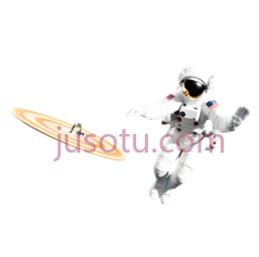 宇航员,卡通,白色PNG