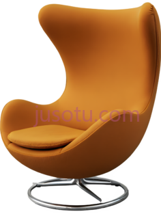 椅子,现代,橙色PNG