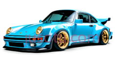 汽车,跑车,蓝色, PNG