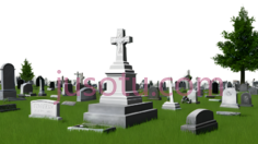 墓碑,现代,白色PNG