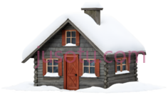 小屋,雪,房屋PNG