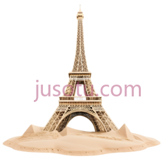 埃菲尔铁塔,金色PNG