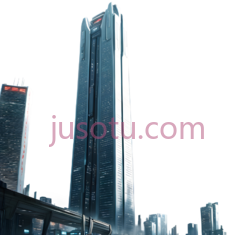 摩天大楼,现代,银色PNG