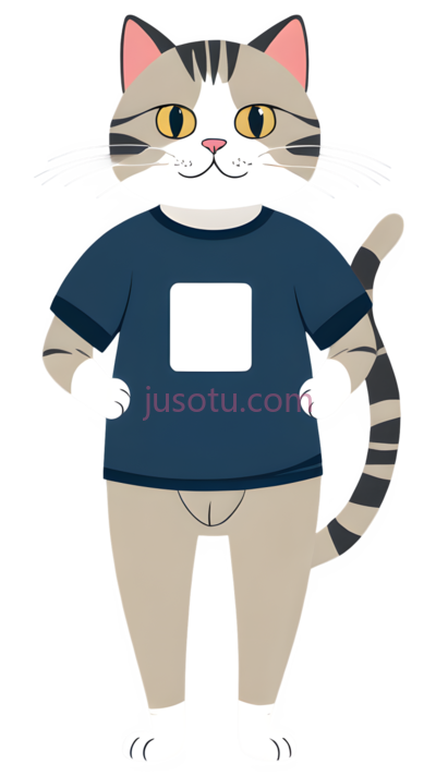 卡通猫,说话,猫, PNG