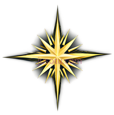 星形图案,抽象,金色, PNG