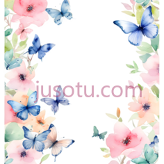 春季,蝴蝶PNG