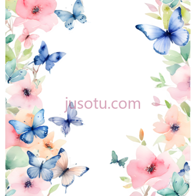 春季,蝴蝶, PNG