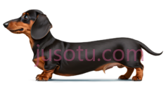 腊肠犬,卡通,黑色,棕色PNG