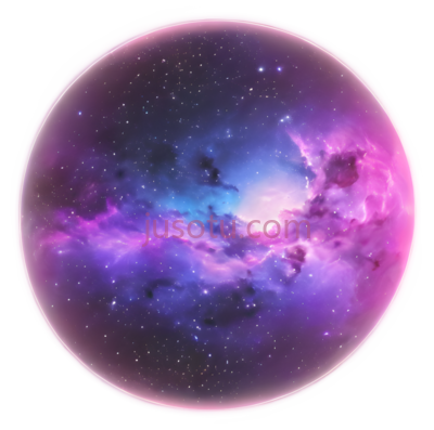 星球,科幻,紫色,蓝色,粉色, PNG