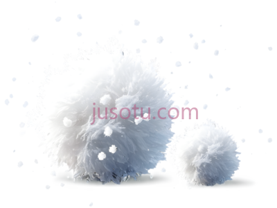 雪球,蓬松,白色, PNG