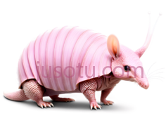 粉色犰狳PNG
