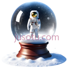 宇航员,卡通,白色PNG