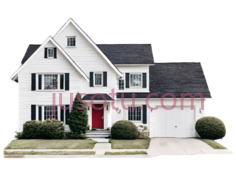 房子,现代,白色PNG