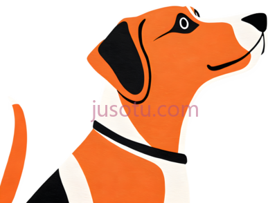 狗,橙色, PNG