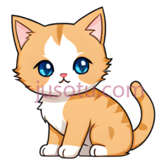 卡通,猫咪头像PNG