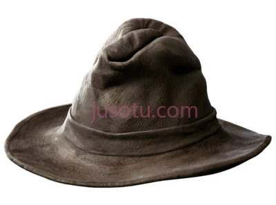 帽子,复古,棕色, PNG