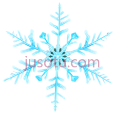 水墨,雪花, PNG