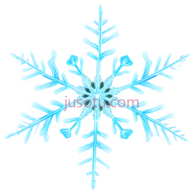 水墨,雪花, PNG