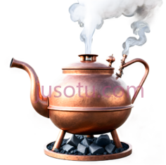茶壶,复古铜色,铜色PNG