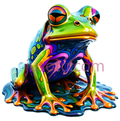 青蛙, PNG