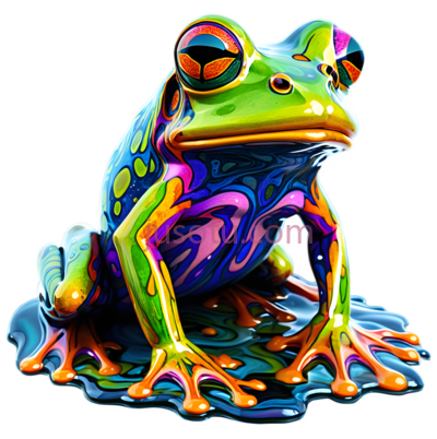 青蛙, PNG