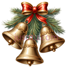 圣诞树铃铛PNG