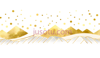 山脉,抽象,金色, PNG