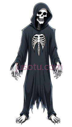 死神,卡通,黑色PNG