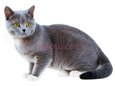 猫,站立,灰色, PNG