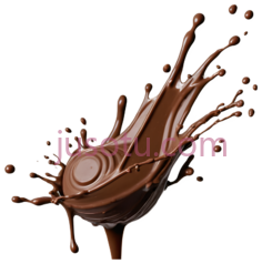 巧克力,泼溅PNG