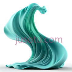 抽象形状,流体,绿色PNG