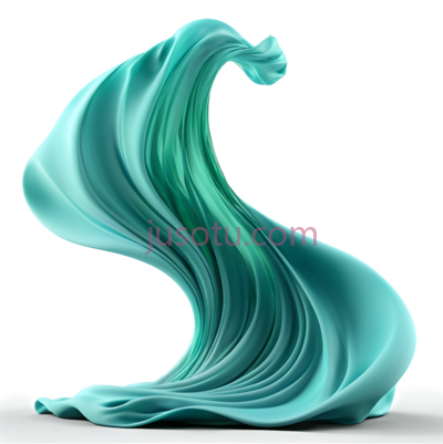 抽象形状,流体,绿色, PNG