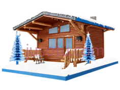 小木屋,乡村,棕色PNG